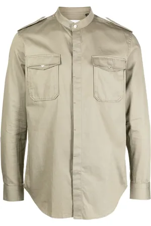 Ports V Logo-patch long-sleeve shirt