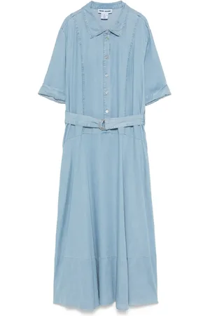 DKNY Dropped-waist midi dress