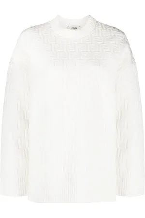 Fendi Monogram-pattern long-sleeve jumper