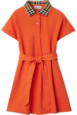 Burberry Check-collar shirt dress