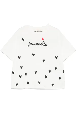 Simonetta Logo-embroidered T-shirt
