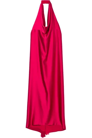 BLANCA Satin maxi dress