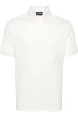 Emporio Armani Logo-jacquard polo shirt
