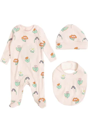 Stella McCartney Floral-print babygrow (set of three)