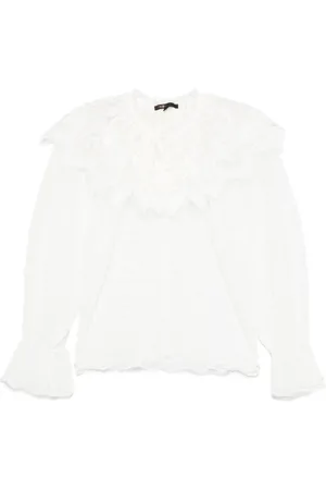 Maje Floral-lace blouse