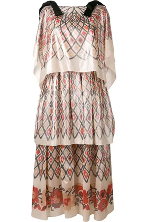 Fendi Geometric skirt dress