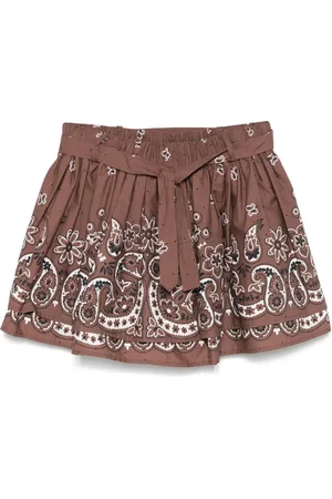 Maje Bandana-print shorts