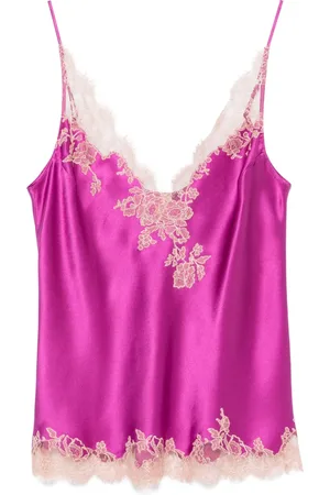 CARINE GILSON Lace-detailed camisole