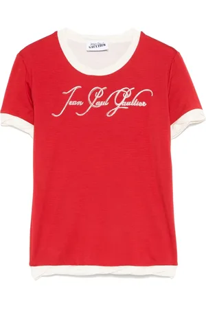 Jean Paul Gaultier Logo-embroidered T-shirt