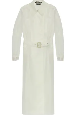 Tom Ford Transparent belted trench coat