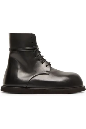 MARSÈLL Round-toe leather boots