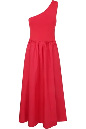 Twin-Set One-shoulder midi dress