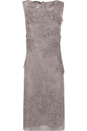 Alberta Ferretti Embroidered midi dress