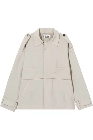 Izzue Single-breasted layered jacket