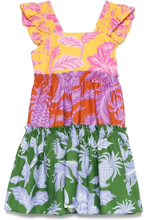 Farm Rio Floral-print mini dress