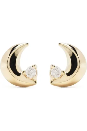 Adina Reyter 14kt yellow Super TIny diamond stud earring