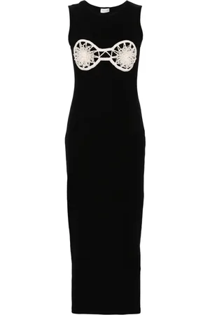 MAGDA BUTRYM Crochet-detailed cotton maxi dress