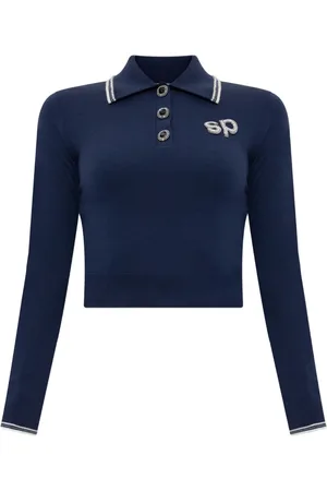Self-Portrait Wool polo top