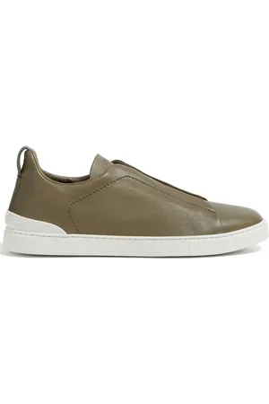 Ermenegildo Zegna Triple Stitch leather sneakers