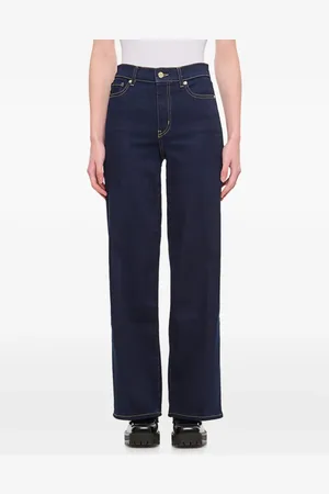 Frame Contrast-stitching jeans