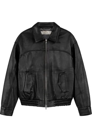 ROUGH. Reversible leather jacket