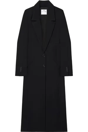Courrèges Hyperbole Heritage logo-appliqu?? coat
