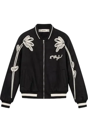 ROUGH. Floral Varsity jacket