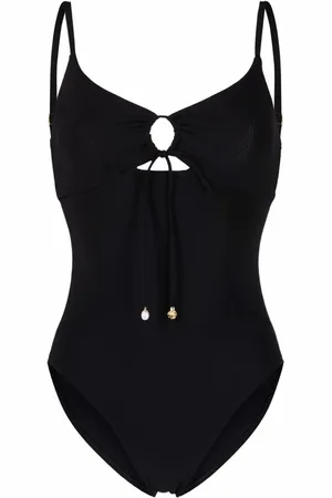 Tory Burch Ruched cut-out swimsuit