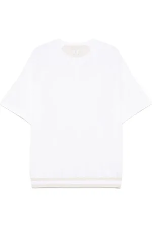 ELEVENTY Stripe-detail T-shirt