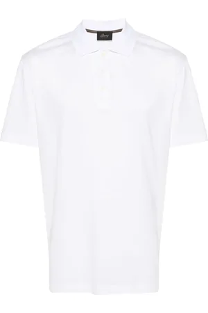 BRIONI Short-sleeve cotton polo shirt
