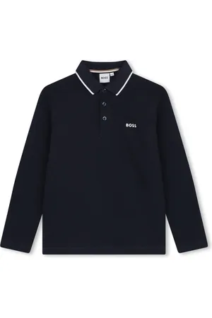 HUGO BOSS Logo-print piqu??-weave polo shirt