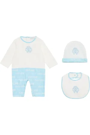 Roberto Cavalli Logo-print babygrow set