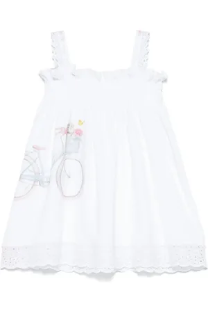 Lapin House Bicycle-print dress