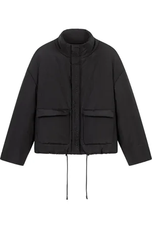 ROUGH. Embroidered detailing puffer jacket