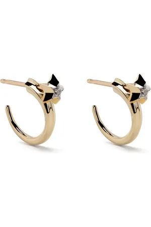 Adina Reyter 14kt yellow Shooting Star diamond earrings