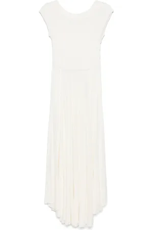 PNK Shirred-panel midi dress