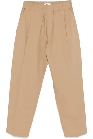 A PAPER KID Pleat-detail trousers