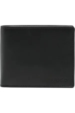 HUGO BOSS Logo-debossed leather wallet