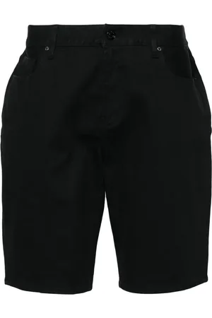 Armani Exchange Mid-rise denim shorts