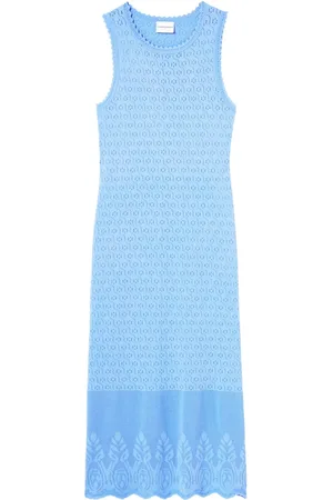 Claudie Pierlot Pointelle-knit midi dress