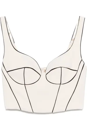 Elisabetta Franchi Contrasting corset top