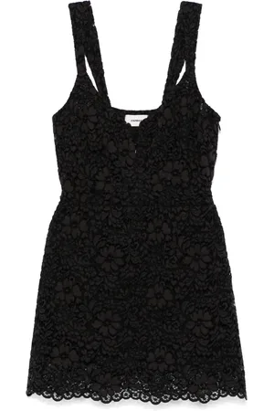 A PAPER KID Corded-lace mini dress