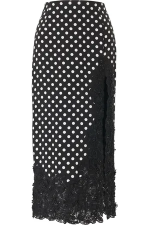 Carolina Herrera Polka dot midi skirt