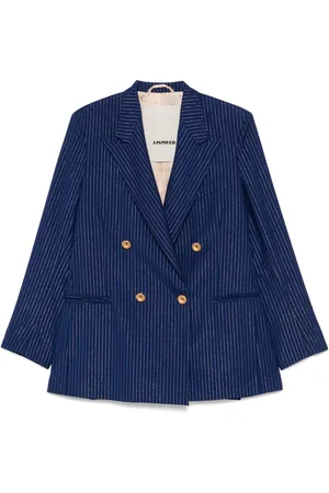 A PAPER KID Pinstriped blazer