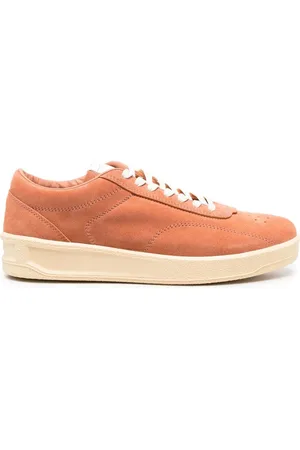 Jil Sander Embossed-logo lace-up sneakers
