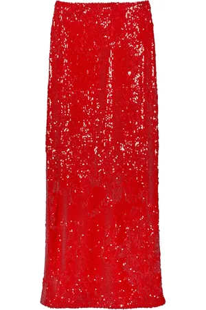 Msgm Sequin straight skirt