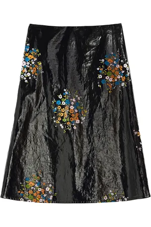 Jil Sander Floral-print midi skirt