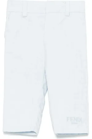 Fendi Patterned-jacquard trousers