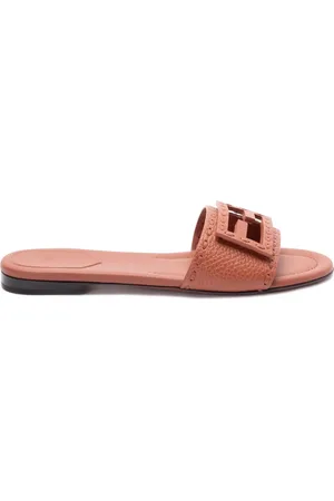Fendi Logo-buckle slides