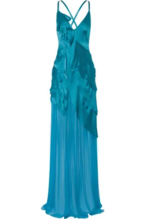 Alberta Ferretti Appliqu??-detailed maxi dress